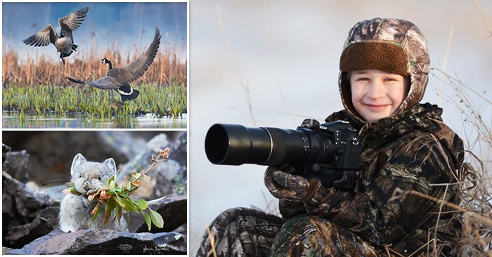 Động vật hoang dã thể hiện đầy sinh động qua lăng kính của nhiếp ảnh gia tài năng 13 tuổi